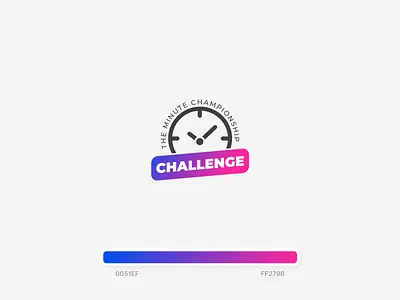 The Minute Championship | Logo Design adobeillustrator branding branding design color design designtalks digitalart illustration logo minimal