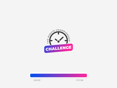 The Minute Championship | Logo Design adobeillustrator branding branding design color design designtalks digitalart illustration logo minimal