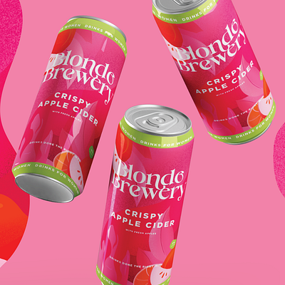 Blonde Brewery Drinks Logo Can Design Packaging Branding #2 3d art artwork branding can design digital art digital illustration drink drinks graphic design illustration illustrations label logo mockup packaging ui vector women