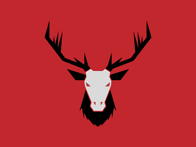 Reindeer logo design design graphic design illustration logo vector