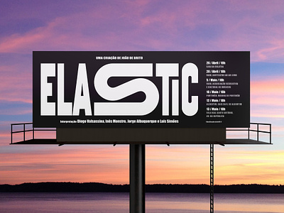 Elastic behance billboard brand branding bruno silva brunosilva.design design dribbble elastic graphic design logo logotype outdoor portugal print s typography vector