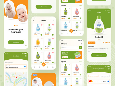 E-commerce cosmetic app design app design baby baby app design baby care baby care app baby cosmetic baby ecommerce baby healthy baby product baby shop baby shop mobile app baby shop ux design baby ui design cosmetic cosmetic product figma healthy app mobile app product ui design