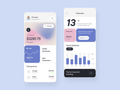 Yieldex - Investments Mobile App android app design app design application design bank bank app banking app finance finance app financial financial app fintech fintech app ios app ios app design mobile mobile app mobileapp mobileappdesign money transfer app transactions