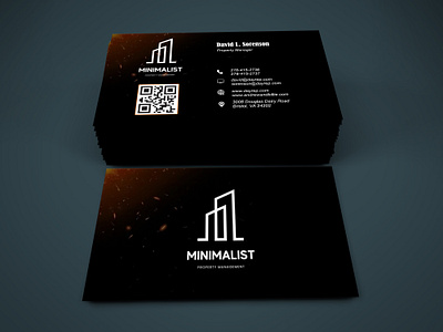 Luxury Foil-Stamped Business Card Design 174 calling cards