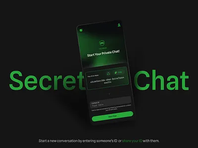 The Mask (Private Message Application) chat chat application message private chat secure chat ui ux