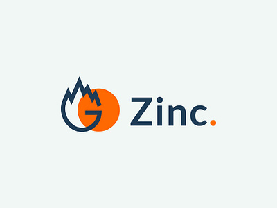 Go Zinc Logo Design branding design graphic design illustration logo