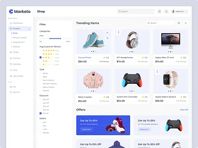 E-Commerce Dashboard Shop Page amazon dashboard e commerce e commerce design e commerce shop e shop list market marketing marketplace modern dashboard ui online shop online store product product design sell shop shopping store uxui
