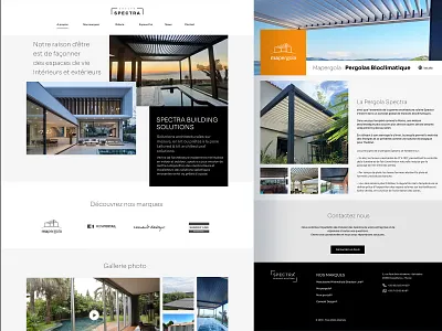 Spectra website minimal website wordpress