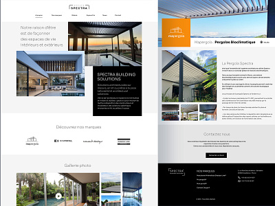 Spectra website minimal website wordpress
