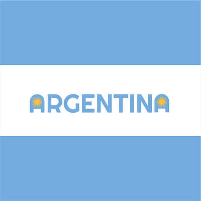 Argentina wordmark argentina branding design graphic design lettermark logo logodesigner logomark messi pialadunia qatar wordmark worldcup worldcup2022