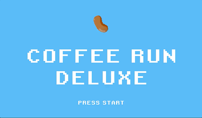 COFFEE RUN DELUXE animation branding coffee design game design graphic design illustration motion graphics retro