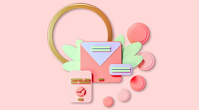3D ILLUSTRATOP 3d branding graphic design illustration logo