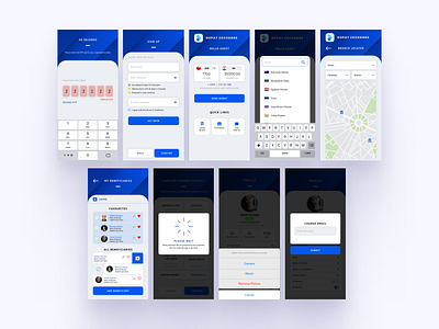App Design - GoPay Remit app appdesign design figma mobile mobileapp mobileappdesign mobiledesign ui uidesign uiux uxdesign