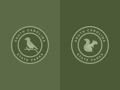 Tweets and Nuts bird design illustration outdoors squirrel state parks texture vector