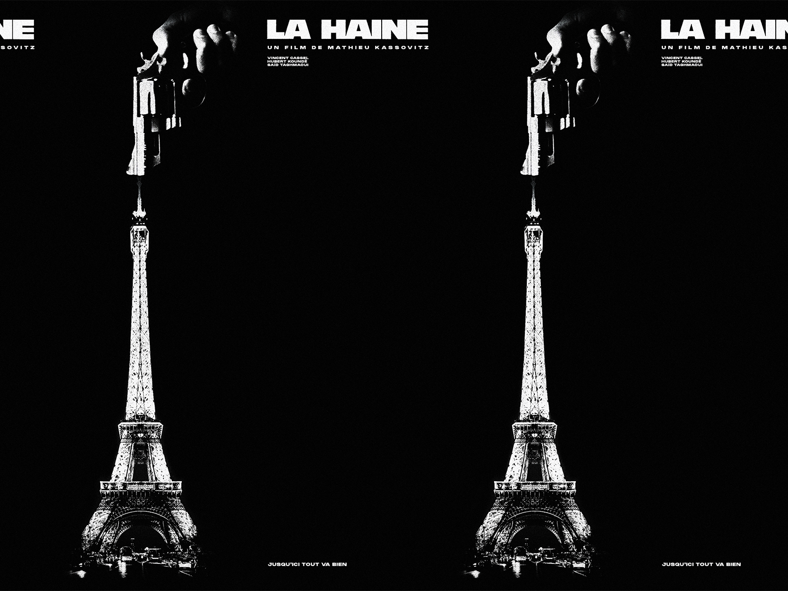 Mathieu Kassovitz' 'La Haine' france french key art la haine movie poster movie posters poster poster design poster designer posters