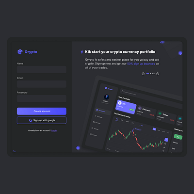 Qrypto sign-up page dark mode dark mode ui dark ui design design login page design login page ui login page ui desing register page desing register page ui register page ui design register ui signup and login ui signup and login ui design signup page dark ui signup page ui signup page ui design signup ui singup page design ui ui design