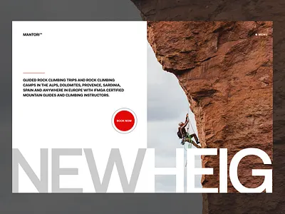 Guided Mountaineering Company Website branding design figma logo typography ui ux web website website design