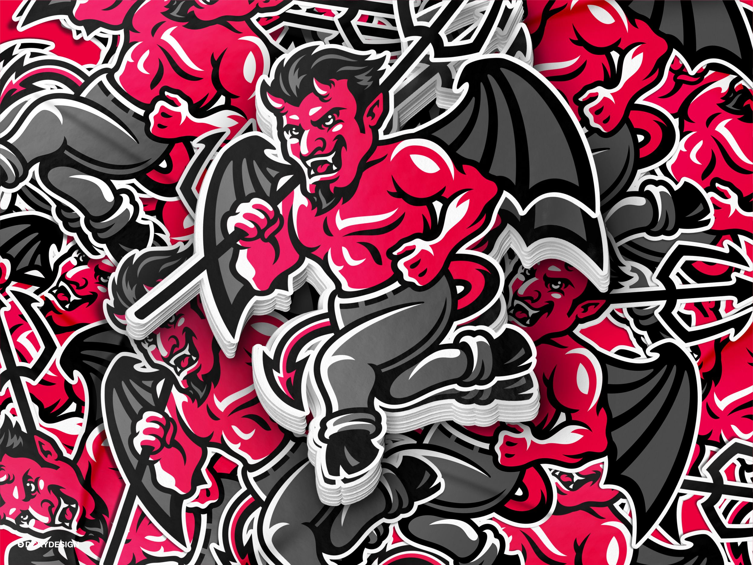 Example of Eastside Devils Mascot Logo