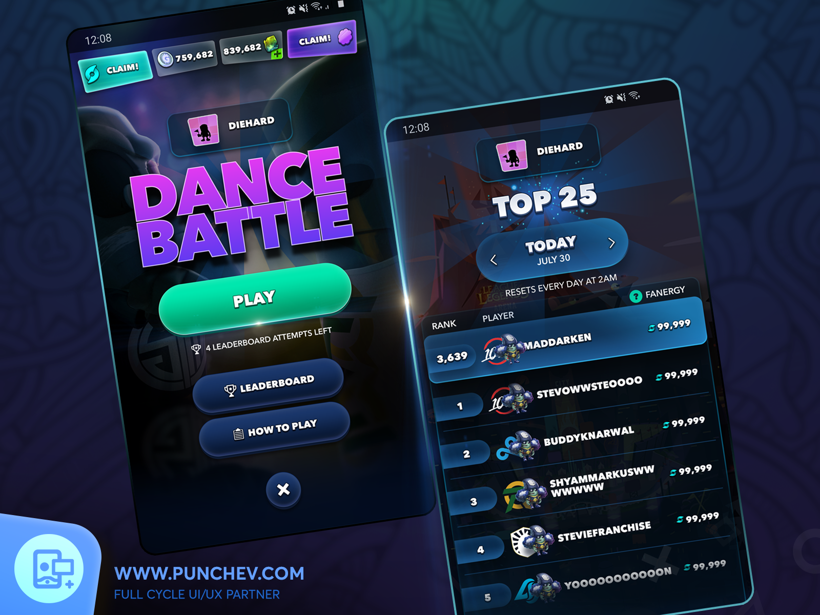 Green Park Sports - UI/UX Design Screens by PUNCHev Group on Dribbble