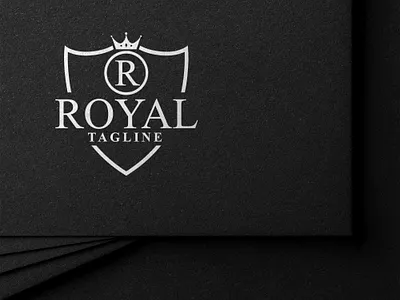 Royal Letter R Luxury Logo 3d alphabet crown graphic design letter letter r logo luxury premium r