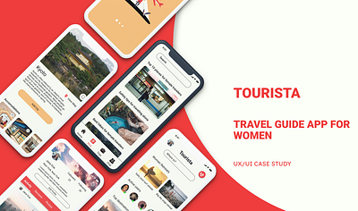 Tourista Travel app case study android app app design brand identity branding freelance ux freelancer ios app mockup protoyping travel travel app ui design user experience ux case study ux design ux research uxui wireframing