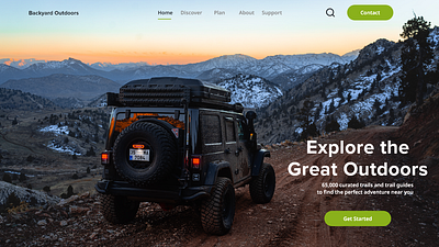 Daily UI :: 003 - Landing Page dailyui
