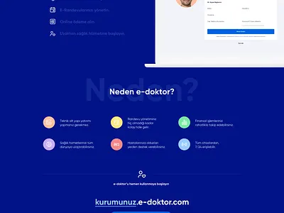e-doktor Landing Page #How it works