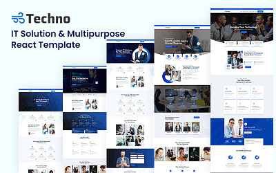 IT Solution & Multiprtpose React Template agency business company consulting corporate creative finance marketing multipurpose next react seo service software solution technology template