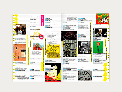 NAG - Open night of the cultural institutes brand identity brochure editorial design graphic design layout