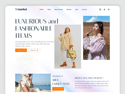 Fashionable - Landing Page apparel clothing brand design ecommerce fashion fashion blog glamour landing page landing page design logo lookbook marketplace mens fashion menswear online store streetwear style trend typography ui