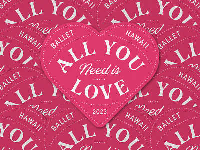 All You Need Is Love - Logo badge badges branding design flat heart hearts icon logo love typography valentine valentines day vector
