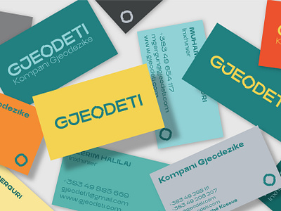 GJEODETI Geodesy | Brand Identity branding businesscard colorismore design earthsurvey geodesic geodesicsurvey geodesy icon identity identitycard logo minimal pattern
