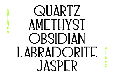 Artemis - Bold bold design font design modern serif type design typeface typography vintage