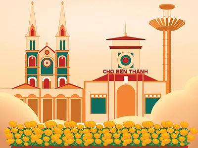 TẾT SÀI GÒN graphic design