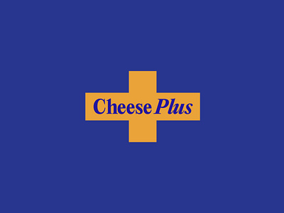 Cheese Plus branding cheese logo merchandise san francisco serif typography
