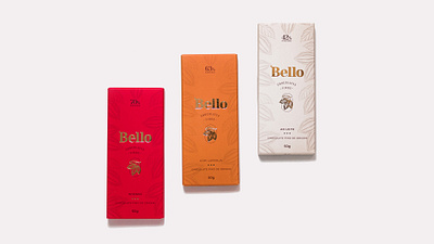 Bello Chocolate brand brand development branding chocolate cpg design graphic design illustration logo packaging vector