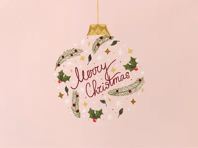 Christmas vibes christmas decoration drawing graphic design handlettering holiday illustration procreate typography