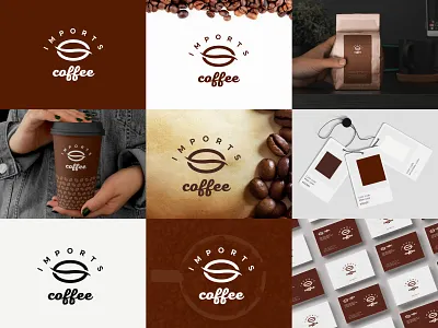 Coffee Imports modern minimalist Logo and Branding Design brand identity brand logo branding business logo coffee logo coffee modern logo colorful logo company logo concept design flat graphic design logo logo design logo folio logo mark logo typo minimal logo minmalist logo vector
