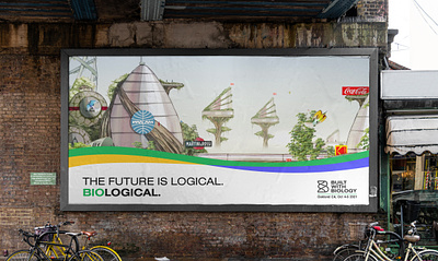 The Future is BioLogical advertising branding conference design event identity logo typography urban