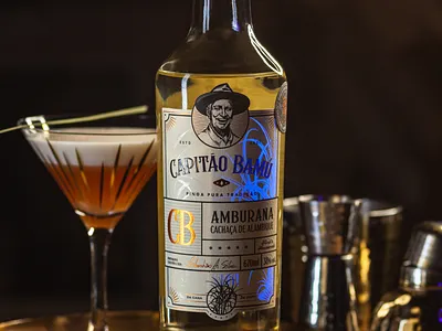 Capitau Cachaca alcohol beverage brand design brand development branding consumer goods cpg design drink brand graphic design illustration logo packaging