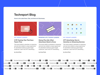 TechReport/tags blog employment find hiring job platform job portal job search line list minimal platform seo tag tegs web app web site work finder