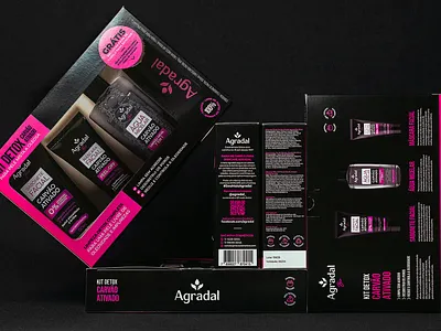 Beauty Kit bathroom beauty body wash brand design brand development branding design female graphic design hygiene illustration logo makeup mascara packaging packaging design shampoo shower wash