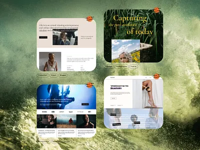 Website Templates bright design digitaldesign dribbblers figma green lively showcase template ui uxui vivid webdesign webflow websitedesign