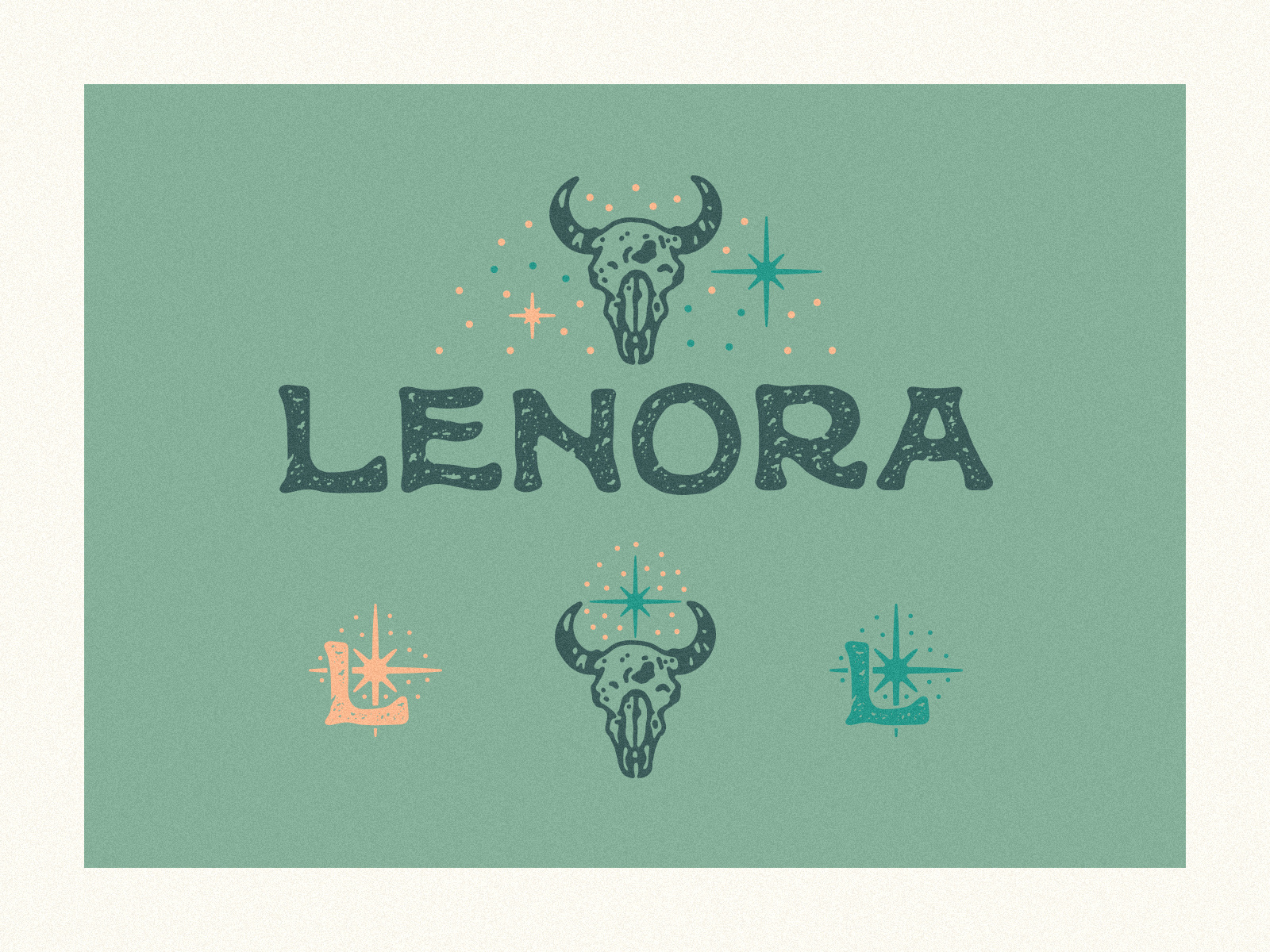 Lenora Branding by Mark Johnston on Dribbble