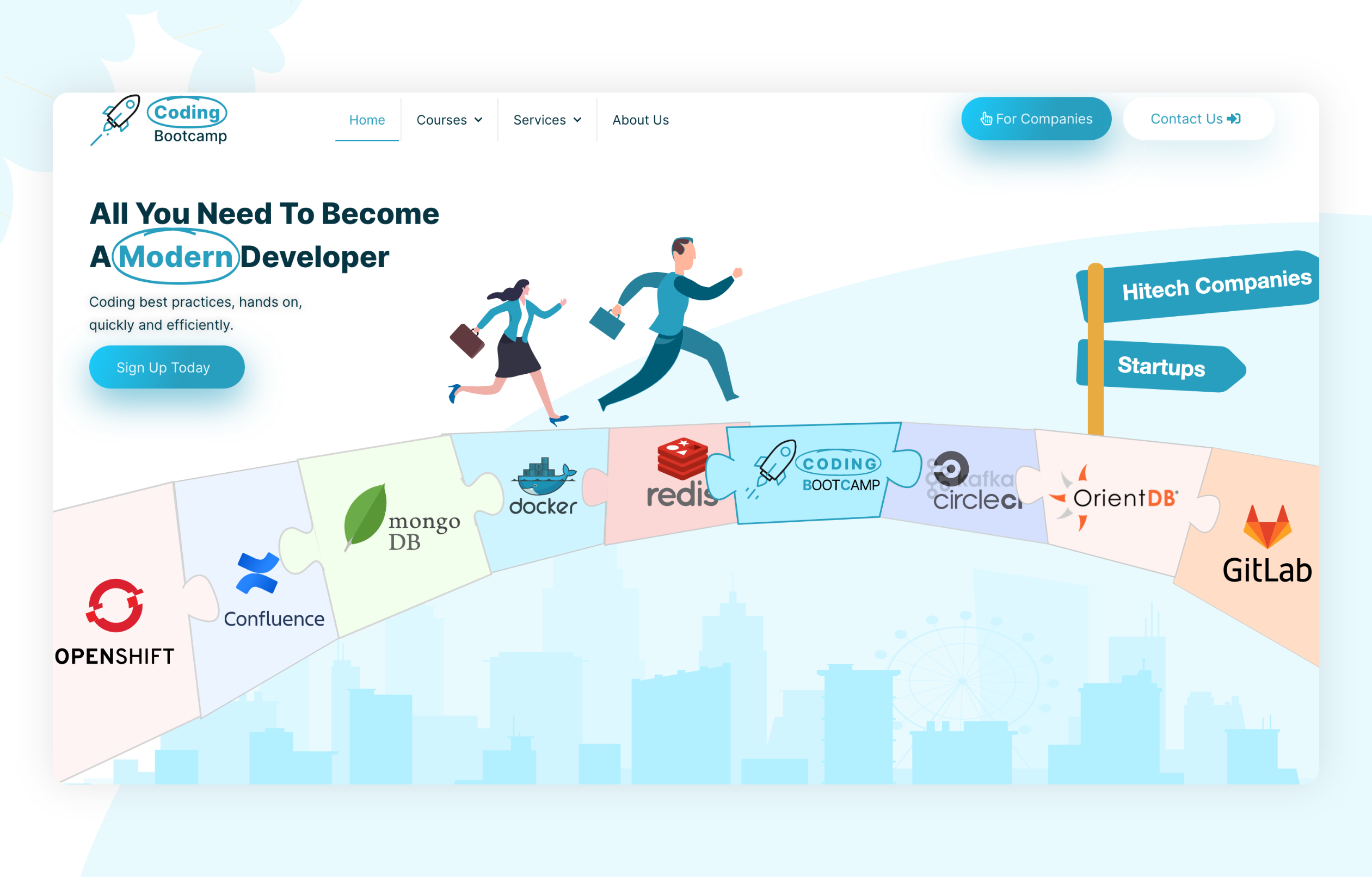 Coding Bootcamp branding design graphic design illustration logo typography ui ux vector