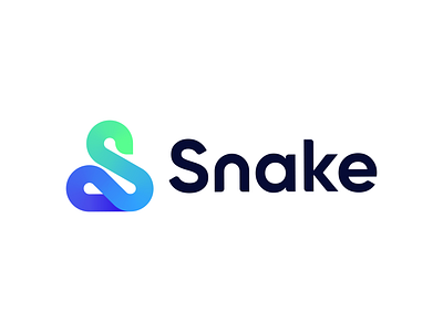 S + Snake + Loops - Logo Exploration ( FOR SALE ) brand branding colors connection flow gradient identity letter s logo logodesign loops s snake symbol