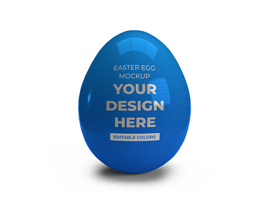 Easter Egg Free Mockup Template easter egg