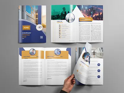 COMPANY PROFILE Hi,I am Tanzila, your next Graphics Designer !! annualareport brochure business flyer catalog companyprofile graphic design proposal social media post