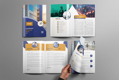 COMPANY PROFILE Hi,I am Tanzila, your next Graphics Designer !! annualareport brochure business flyer catalog companyprofile graphic design proposal social media post