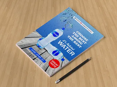 Drinking Water Flyer Design ads advertisement banner brochure drinking water flyer flyer design poster